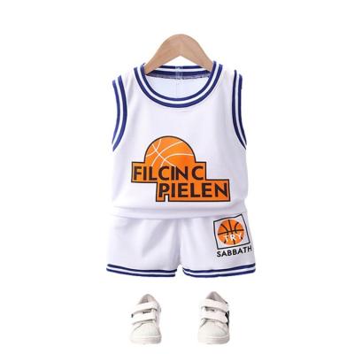 China Boys Anti-Shrink Best Set Sports Suit Kids Active Wear Tracksuits For Kids Basketball Jersey Set for sale