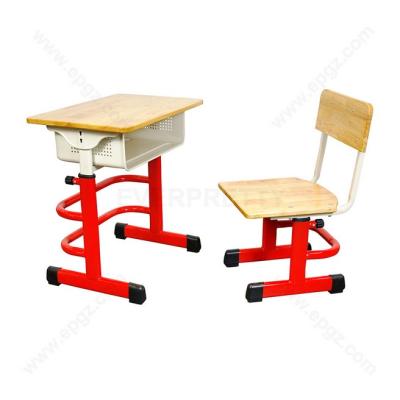 China Simple Modern Student Desk And Chair, Comfortable Direct Selling Modern School Factory School Furniture for sale