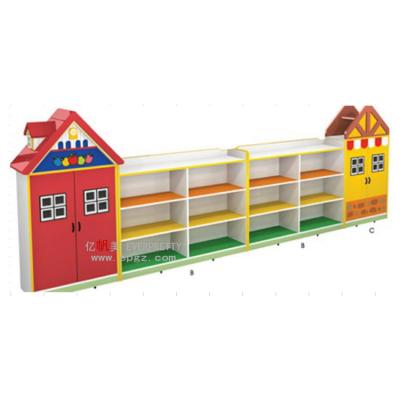 China Kindergarten Kindergarten Shelf, Daycare Service Furniture Kids Cabinet, Preschool Storage Cabinet for sale