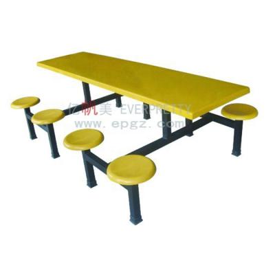 China 20-year manufacturing & export experience school cafeteria furniture/school canteen dining table and chairs set school canteen furniture for sale