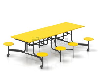 China Dining Table, Modern Waterproof School Canteen Furniture, Shipping Container Food Canteen Table and Chairs for sale