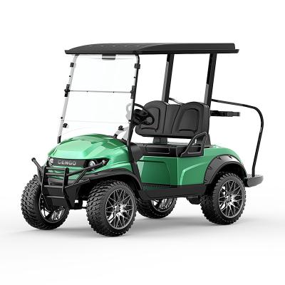 China High Quality Low Price Off-road Hunter Cart Basic Edition Lifted 2 Passenger Seaters Hunting Transport Golf Cart 205/50-10(Tire diameter 18.1in) (460mm) for sale