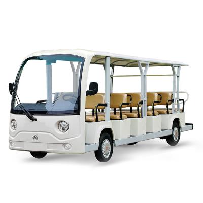 China Best Seller Electric Shuttle 17 Passenger Sightseeing Bus With Powerful Configuration 8.5kw AC Motor NL-U1017 for sale