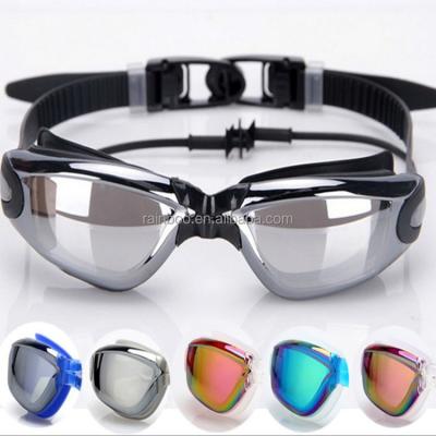 China Promotional Material Anti-fog Silicone High Grade Waterproof Anti-fog Swimming Sunglasses for sale