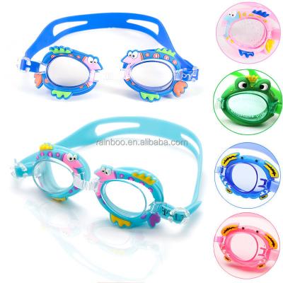 China Anti-fog Waterproof Silicone Safety Kids Swimming Goggles With Easy Adjust Strap for sale