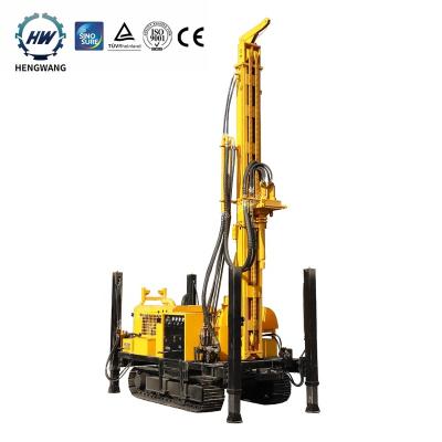 China Water Well Drilling Rig 200m Deep Mud Pump Air Compressor Pneumatic Drill Rig Deep Well On Sale for sale