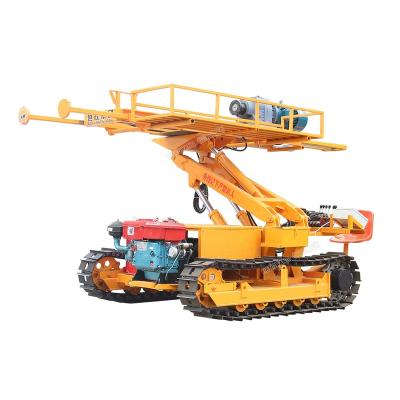 China Soil hengwang slope support crawler mounted hydraulic anchoring drill rig for sale