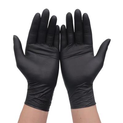 China Direct High Quality Kitchen Plastic Food Gloves PVC Food Contact Grade Factory Supply Low MOQ Waterproof Black Thickened Gloves for sale