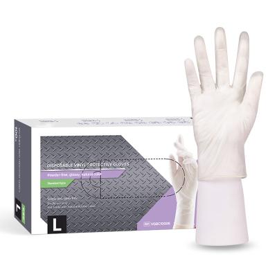 China Custom Made Plastic White Home Kitchen Gloves Food Contact Grade PVC Universal Cleaning Gloves for sale