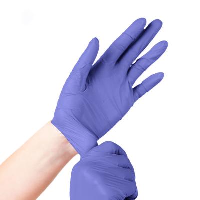 China Direct High Quality Household Kitchen Food Contact Grade Factory Supply Household Food Grade Blue Rubber Gloves With Low MOQ for sale