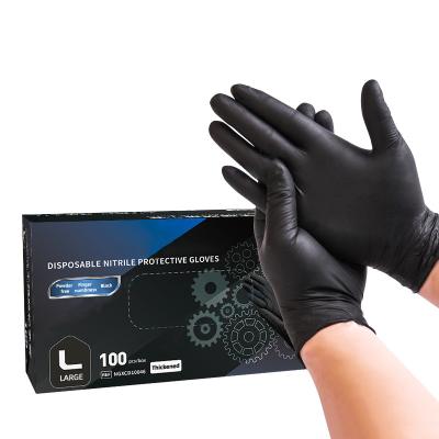 China Food Contact Grade Custom Rubber Black Rubber Gloves Kitchen Cleaning Gloves Home Cleaning Gloves for sale