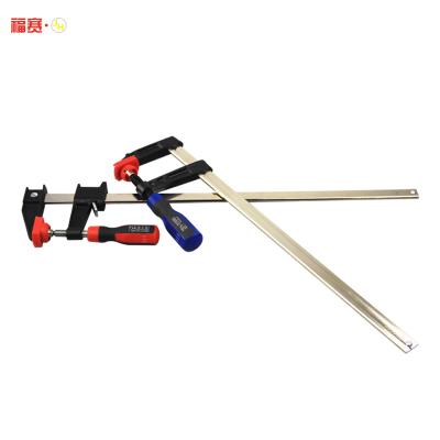 China Quick Work FUSAI Heavy Duty Quick Action Woodworking Tools Parallel Jaw F Clamp for sale