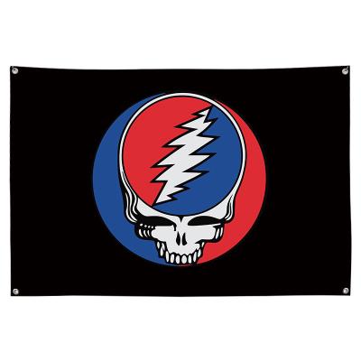 China Family Reunions / Hanging Flags Banner 100% Grateful Dead Flag Advertising Party Custom 3x5Ft Polyester Fast Delivery With Metal Grommets for sale