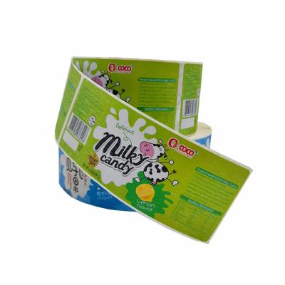 China Waterproof professional custom self-adhesive waterproof web printing food and drink bottle packaging sticker labels for sale