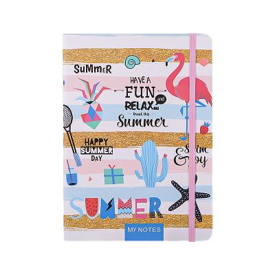 China Hardcover Flamingo Notebook Gift Promotional Diary Notebook Blank Stationary Notebook for sale