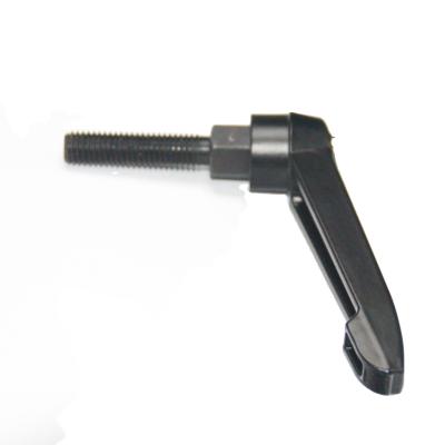 China Waterproof Black Zinc Alloy Clamping Lever Female And Male Adjustable Handle for sale