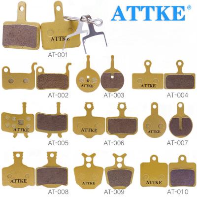 China Hot Sale ATTKE BMX Metal Bike Disc Brake Pads for sale