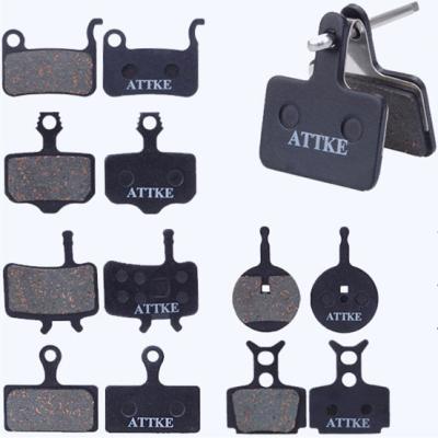 China High Quantity BMX Individually Packed ATTKE Resin Bicycle Disc Brake Pads for sale