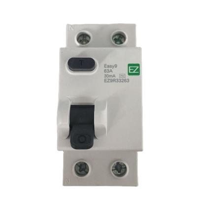 China EZ Easy9 Magnetic Type Circuit Breaker 30mA 6ka 2 Pole RCCB/ELCB for sale