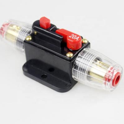 China 20A - 150A Car Truck Audio Amplifier Mini Circuit Breaker Fuse Holder for sale