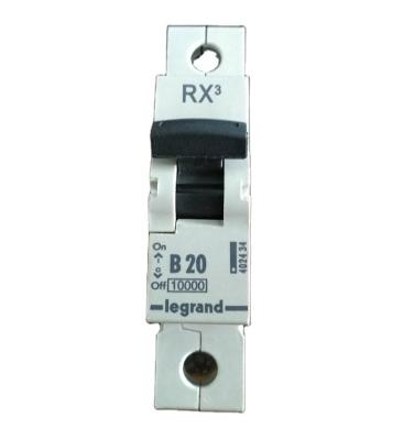 China High Safety Miniature Circuit Breaker  RX3 B Curve 1P 20A MCB for sale