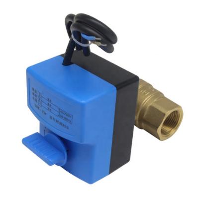 China Manual Electric Motorized Ball Valve Air Compressor Micro Three Wire Two Way for sale