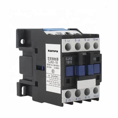 China CJX2 Series 18 Amp Magnetic AC Contactor CJX2-1810 50Hz Coil Frequency for sale