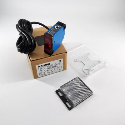 China Photoelektrischer Draht PNP des Schalter-G50-3B5PA 3 KEINE DC-Ertrag Retroreflictive-Art photoelektrischer Sensor zu verkaufen