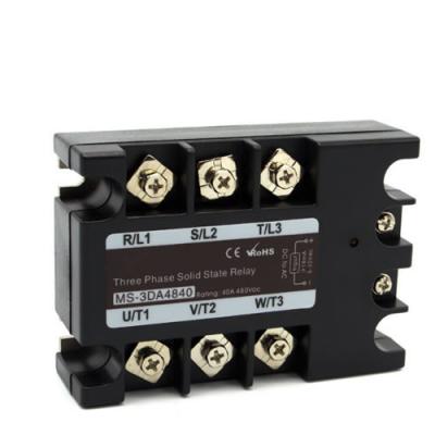 China Black Solid State Auto Electrical Relay  SSR-40DA General Purpose for sale