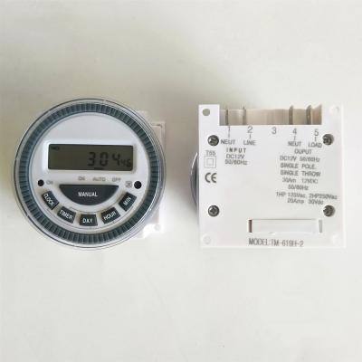 China TM619H-2 16A Digital Electric Timer Switch Battery Removable for sale