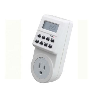 China Plug In ProgrammableDigital Electric Timer Switch With Clock Summer Time Random Function for sale