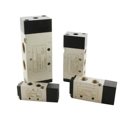 China Electrical Spare Parts Type 2 Position 5 Way Pneumatic Solenoid Valve 4A110-06 for sale