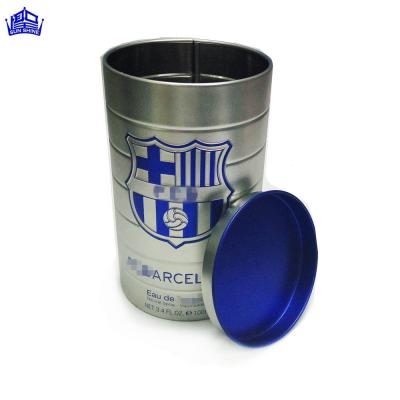 China Round Shape Recyclable Snack Tin Container Customized Cookies Tins Tins With Seal Lid For Coffee for sale