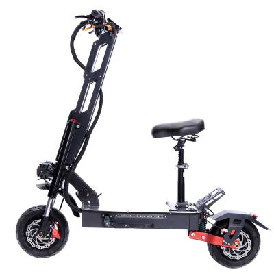 China Unisex Acrylic Powerful Long Range Foldable Electric Scooter 13inch Fat Tire 26ah Off Road Scooter With Seat for sale