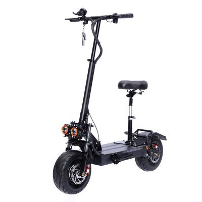 China New Arrival 60v1600w Double Motor Fat Tire Unisex Foldable Adult Motorcycle Electric Scooter 1600w for sale