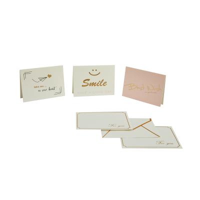 China China Biodegradable Printed Thank You Card Custom Made With Logo Business Paper Card Printing Logo Greeting Cards And Envelope for sale