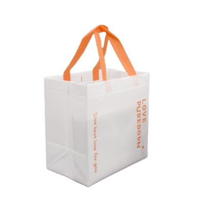 China Recyclable Eco-friendly Customized Promotional Non Woven Bag / Non Woven Shopping Bag / Laminated Nonwoven Tote Bag With Print Your Own Logo for sale