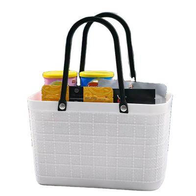 China Large Capacity Storage Viable Basket For Laundry Bag Travel Bag Stylish Home And Bathroom Toiletries Storage Basket for sale