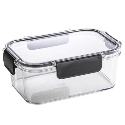 China Microwavable Kids Lunch Box Microwavable Set Airtight Custom Food Pantry Lunch Meal Box Plastic Storage Container With Snap Lock for sale