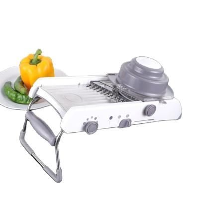 China Non-slip Multi-Function Viable Dicer Cutter Portable Vegetable Stainless Steel Potato Vegetable Peeling Onion Shredding Slicer for sale