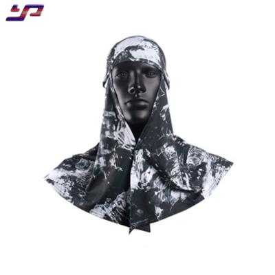 China OEM summer sport logo sublimation cooling print sunscreen scarf headwear custom cuff neck black fishing bandana for sale