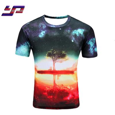 China Custom wholesale cheap high quality sublimation color changing anti-pilling t-shirt T-shirt with company logo for sale