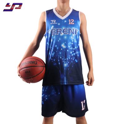 China High Quality Antibacterial Custom Sublimation Digital Camouflage Basketball Uniform for sale