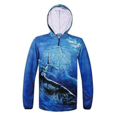 China Custom Clothing Antibacterial Sportswear Anti Long Sleeve Quick Dry UV Shirt Fishing Tank Top Wear, Mens Clothing, Sublimation Fishing Jacket for sale