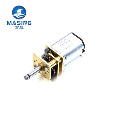 China Geared Brushed Motor Reducer Gearbox 12mm N20 N30 DC Motor For Locks And Robots for sale