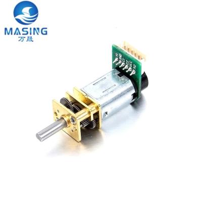 China 3V 6V 12mm Mini-Gangmotor 12 Volt Metallgetriebe Gleichstrommotor mit Getriebe und Encoder zu verkaufen