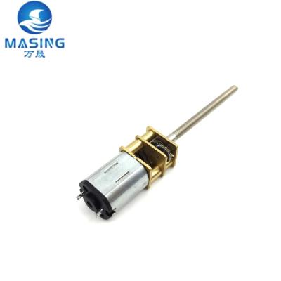 China Mini Door Lock 3V 6V DC Gear Motor N20 Mini Gear Motor With M3 M4 Threaded Shaft for sale