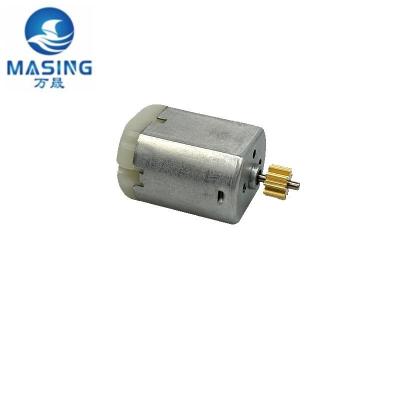 China Motor DC de ímã permanente escovado de 12 V Micro Motor Flat com engrenagem de metal à venda