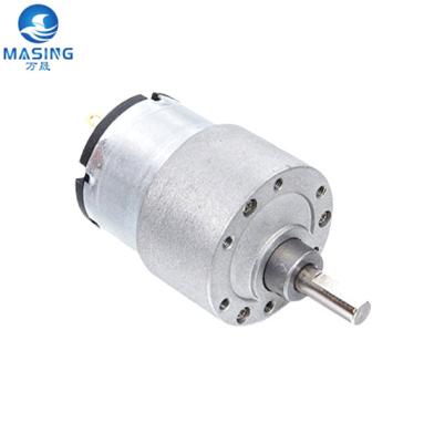 China DC Gear Motor 37mm Gearbox Low Rpm 1Nm High Torque 60rpm 100rpm 24v 12v Dc Geared Motor for sale