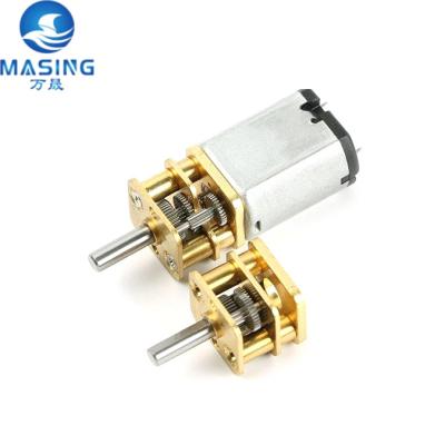 China 300 Rpm DC Gear Motor FF-030 DC Spur Gear Motor 13mm Metal Gear Box For Robot / Locks for sale